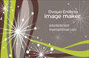 Επαγγελματική κάρτα για Image makers: Η κάρτα αυτή είναι σχεδιασμένη με κομψότητα και δυναμισμό, ιδανική για επαγγελματίες του φωτογραφικού τομέα. Η διάταξή της είναι προσεκτικά μελετημένη, με έντονα χρώματα που αναδεικνύουν την δημιουργικότητά σας. Η επιλογή της γραμματοσειράς είναι σύγχρονη και ευανάγνωστη, προσφέροντας έναν επαγγελματικό αέρα. Το background περιλαμβάνει φιλόξενα στοιχεία που αντανακλούν την τέχνη και το πάθος για την εικόνα.Η κάρτα αυτή αποπνέει επαγγελματισμό και αξιοπιστία, στοιχεία που είναι απαραίτητα για τους Image makers. Με τη σωστή απεικόνιση της ταυτότητας του επαγγελματία, δημιουργεί τις προϋποθέσεις για θετικές εντυπώσεις. Κάθε λεπτομέρεια έχει σημασία, από την επιλογή του χρώματος έως την τελική εκτύπωση, ώστε να διασφαλίζεται η μέγιστη ποιότητα.Η προσαρμοστικότητα της κάρτας είναι ένα ακόμα πλεονέκτημα. Έχετε τη δυνατότητα να προσθέσετε το όνομά σας, τον αριθμό τηλεφώνου, το λογότυπό σας και άλλες σημαντικές λεπτομέρειες επικοινωνίας. Επιπλέον, αν είναι απαραίτητο, μπορείτε να περιλάβετε πληροφορίες για τις υπηρεσίες ή τα προϊόντα που προσφέρετε, κάντοντάς την ακόμα πιο λειτουργική.Αυτή η κάρτα θα σας βοηθήσει να ξεχωρίσετε στον τομέα σας και να αφήσετε μία θετική εντύπωση στους πελάτες σας. Μπορείτε να κάνετε όποιες αλλαγές θέλετε μέσω του online σχεδιαστικού εργαλείου.