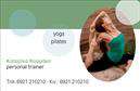 Επαγγελματική κάρτα για Personal TrainersΗ συγκεκριμένη επαγγελματική κάρτα για Personal Trainers συνδυάζει στυλ και λειτουργικότητα με μια κομψή και δυναμική σχεδίαση. Τα ζωντανά χρώματα και η προσεγμένη διάταξη δημιουργούν μια εντυπωσιακή εικόνα που προσελκύει την προσοχή. Η γραμματοσειρά είναι μοντέρνα και ευανάγνωστη, προσφέροντας μια αίσθηση επαγγελματισμού που απευθύνεται άμεσα στους πελάτες.Ο επαγγελματικός χαρακτήρας της κάρτας καθιστά σαφή τη δέσμευση του Personal Trainer στην υγεία και ευημερία των πελατών τους. Η συμμετρική διάταξη και τα καθαρά γραμμικά στοιχεία συμβάλλουν στην αξιοπιστία και την επισημότητα του επαγγέλματος, ενώ τα υποστηρικτικά γραφικά στοιχεία προσθέτουν μια προσωπική πινελιά. Η κάρτα έχει την ευχέρεια να προσαρμόζεται εύκολα στις ανάγκες του επαγγελματία, δίνοντας τη δυνατότητα προσθήκης ονόματος, τηλεφώνου, λογότυπου και άλλων στοιχείων επικοινωνίας. Αυτή η ευχρησία τη καθιστά ιδανική για οποιονδήποτε Personal Trainer που επιθυμεί να σχεδιάσει την παρουσία του με συνέπεια.Η κάρτα μπορεί επίσης να λειτουργήσει ως προωθητικό εργαλείο, παρουσιάζοντας υπηρεσίες ή προϊόντα σε δυνητικούς πελάτες, ενισχύοντας την αναγνωσιμότητα του επαγγελματία. Έτσι, όχι μόνο ξεχωρίζει, αλλά και αφήνει θετική εντύπωση στους πελάτες.Μπορείτε να κάνετε όποιες αλλαγές θέλετε μέσω του online σχεδιαστικού εργαλείου.